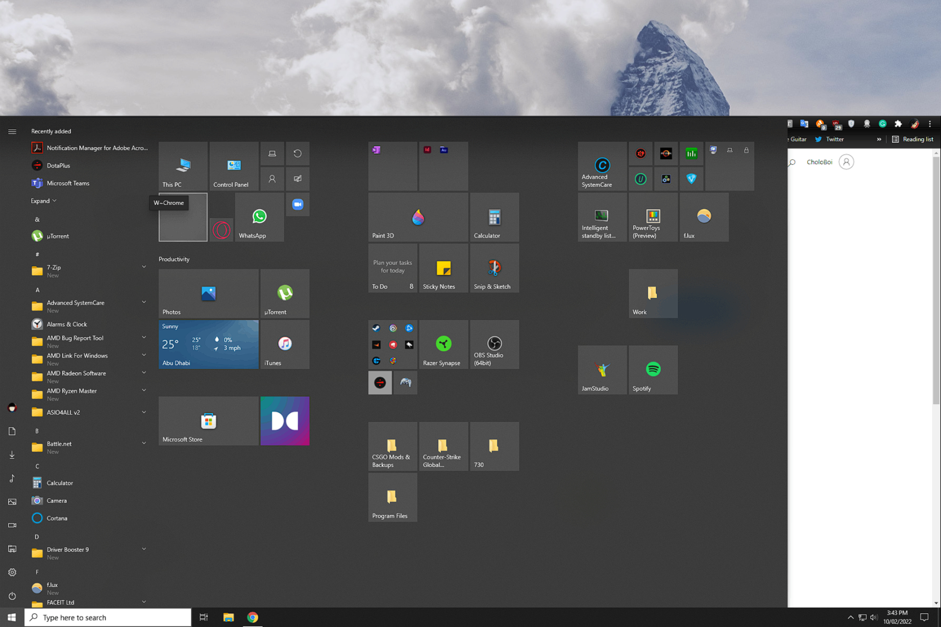 Repair Missing Start Menu Icons Removed By Infections - Tweaking